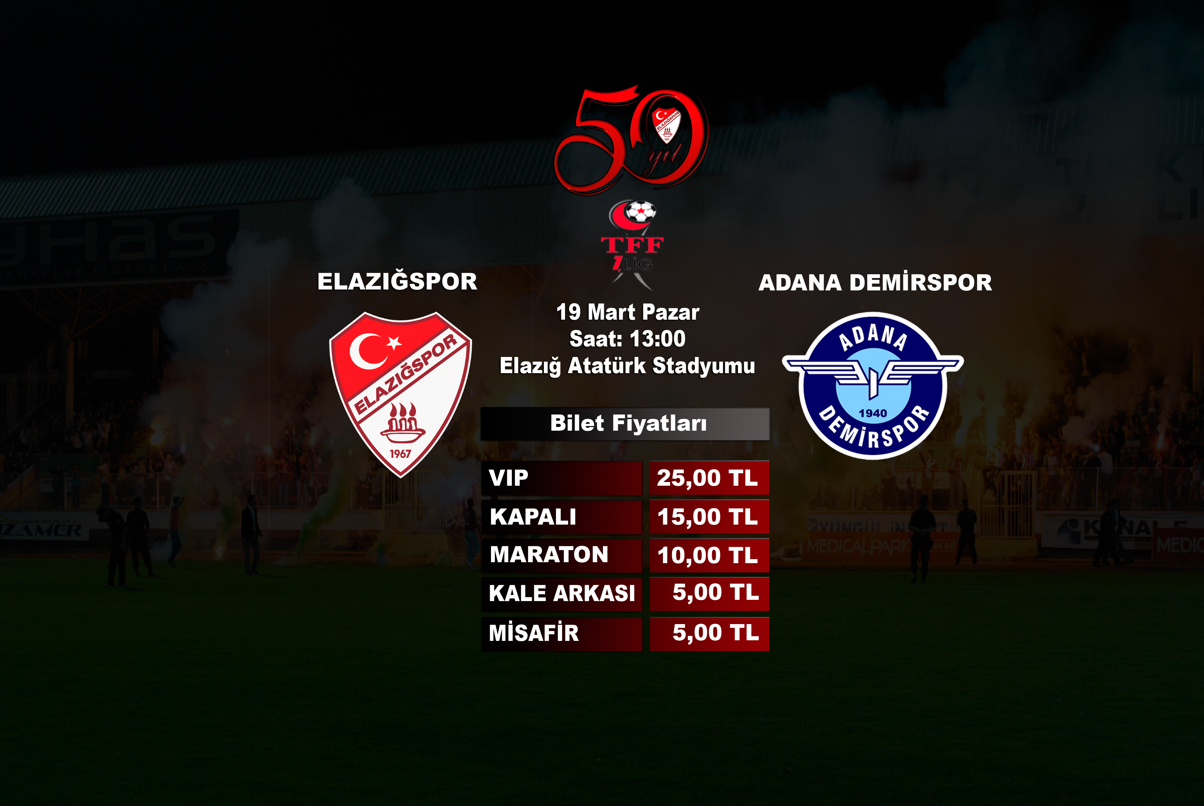 elazigspor adana demirspor maci biletleri satisa cikti elazigspor kulubu